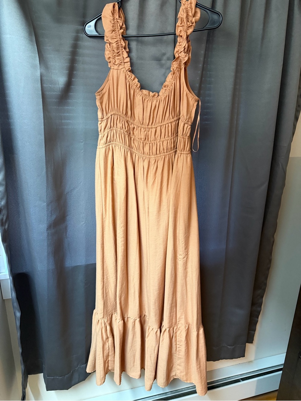 Sunset Tiered Maxi Dress - Tan